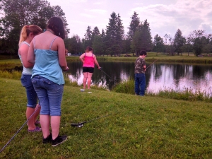 Fishing with my kids