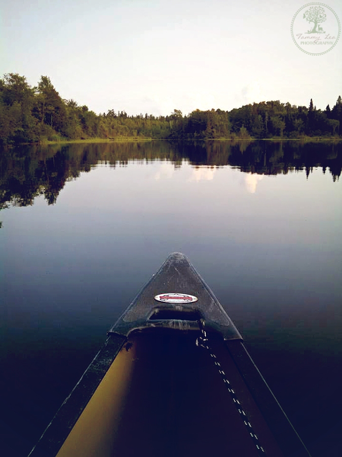 Canoeing Hodgdon Mill Pond, Maine